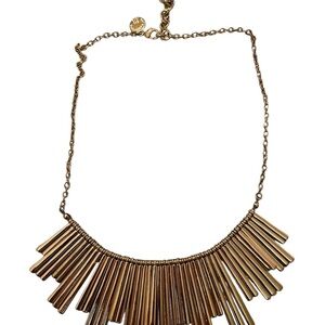 Liz Claiborne Gold Geometric Necklace